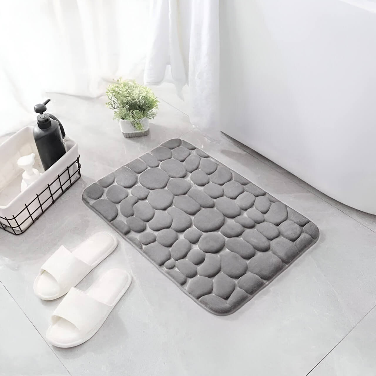 Tapete Absorbente Antideslizante Para Baño - AntiSlip® Importado de USA 🇺🇸