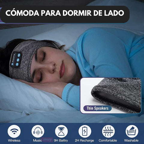 SleepyBand® Banda Bluetooth reproductor de música para dormir