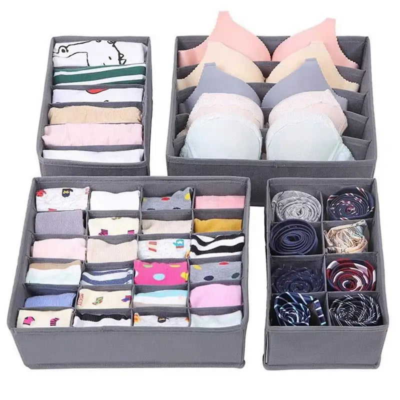 SET X4 Organizadores de ropa interior plegables - Importados de USA 🇺🇸